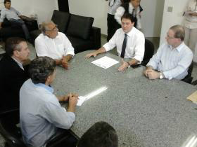 Foto: Gerson Walber / Correio do EstadoReunião do presidente da ALMS com lideranças e representantes do comércio e indústria