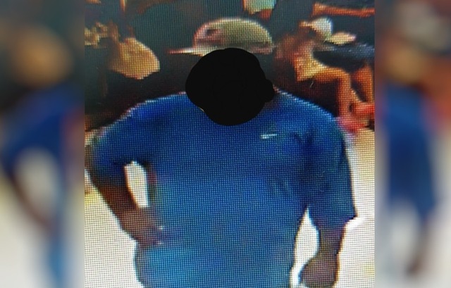 Homem suspeito de furto em loja no Centro de Três Lagoas. Foto: Câmeras de segurança.