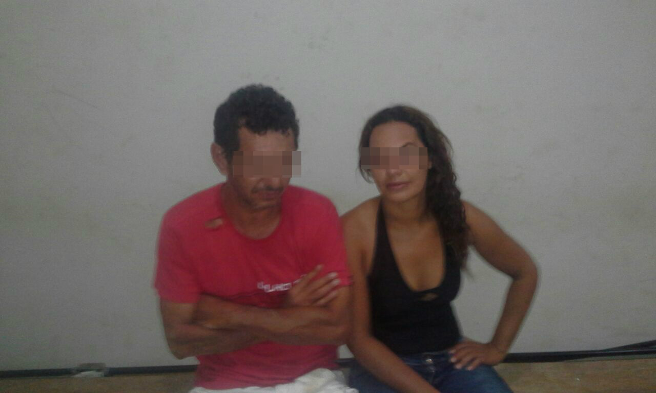 Mulher brava bate em marido (Foto Rádio Caçula)