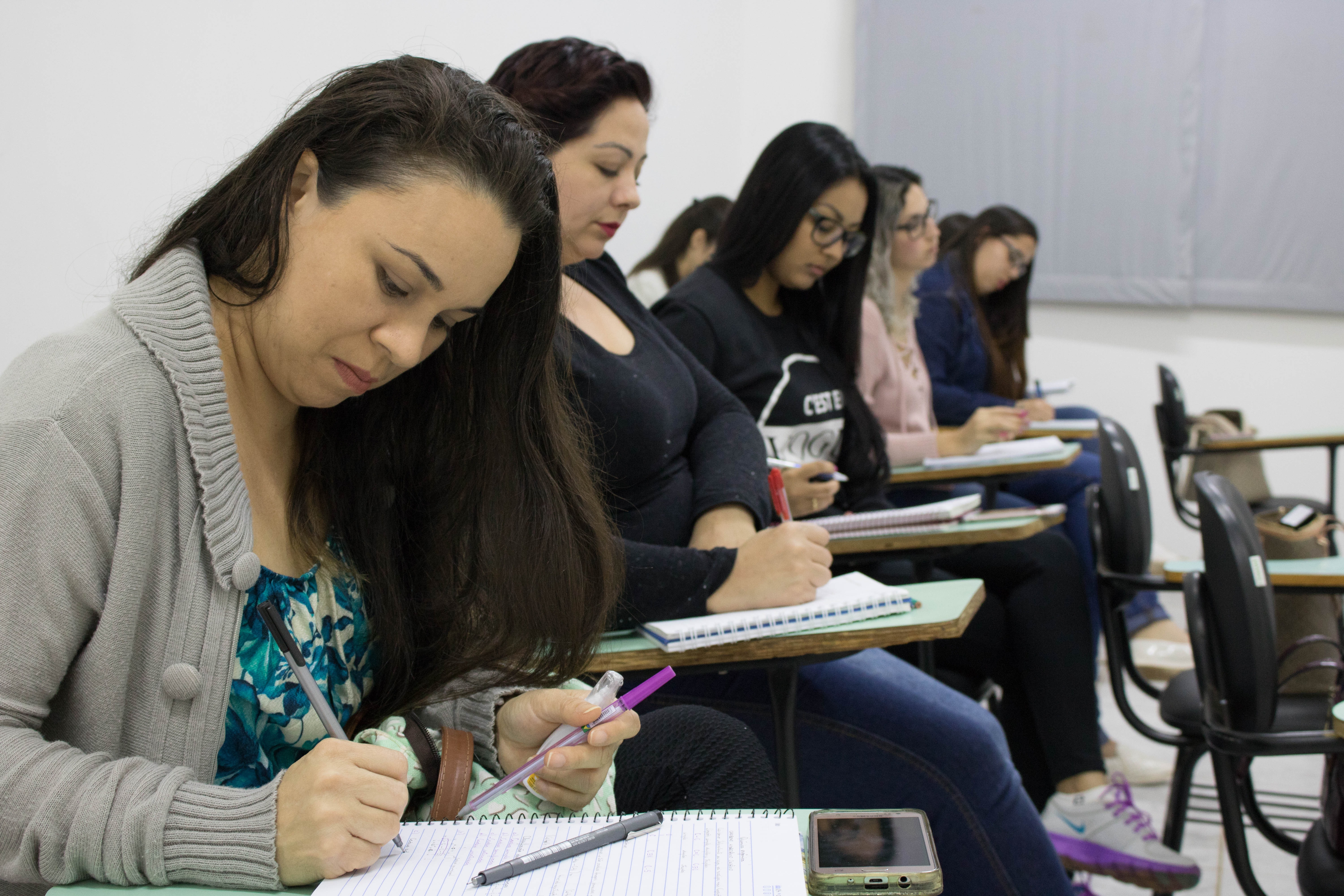 Alunas que fizeram o curso de química no HY. (Foto: Assessoria de Imprensa)