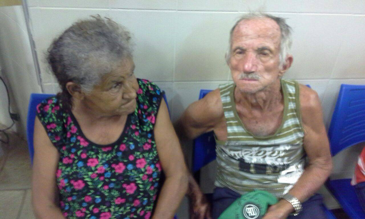 O atendimento só foi realizado após a chegada da equipe de reportagem no local (Foto Rádio Caçula)