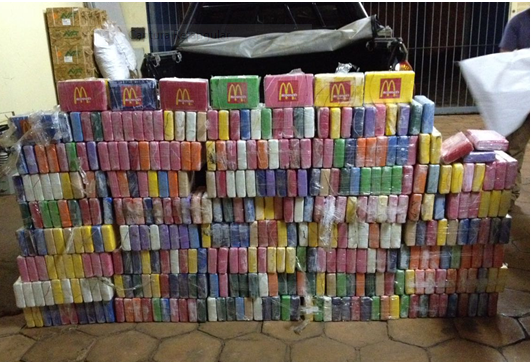 Origem do carregamento era à cidade de Bonito/MS. (Foto: Polícia Federal/MS)