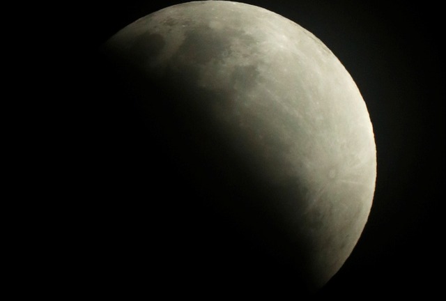 Céu limpo possibilitou visualização com nitidez do eclipse - Foto: G1.com / Divulgação