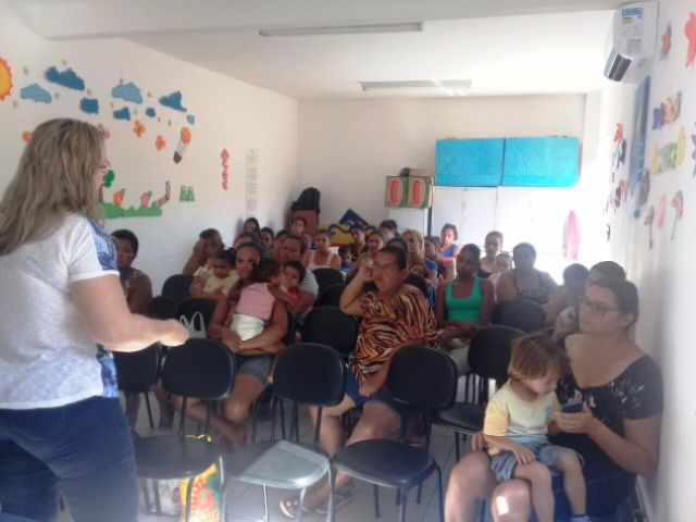 Participantes fazem parte do projeto “Colo de Mãe”, desenvolvido e mantido pela prefeitura. (Foto: Assessoria de Imprensa)