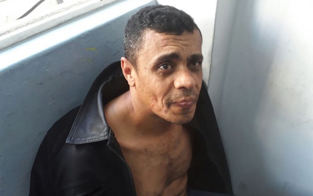 Adélio Bispo de Oliveira, quando ainda era supeito de esfaquear Bolsonaro — Foto: Assessoria de Comunicação Organizacional do 2° BPM/Divulgação
