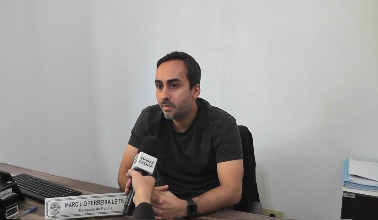 O Delegado de Polícia Marcílio Ferreira Leite da 2ª DP de Três Lagoas presidiu os inquéritos que levaram à prisão de
