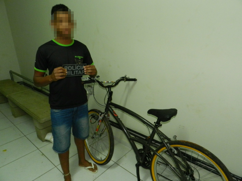 A bicicleta foi furtada em 2012 próximo a uma escola no Bairro Santa Terezinha.Foto: Rádio Caçula
