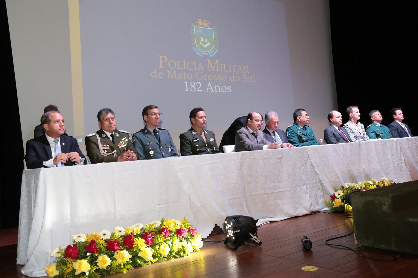 Pronunciamento do Governador foi durante as comemorações dos 182 anos da PM