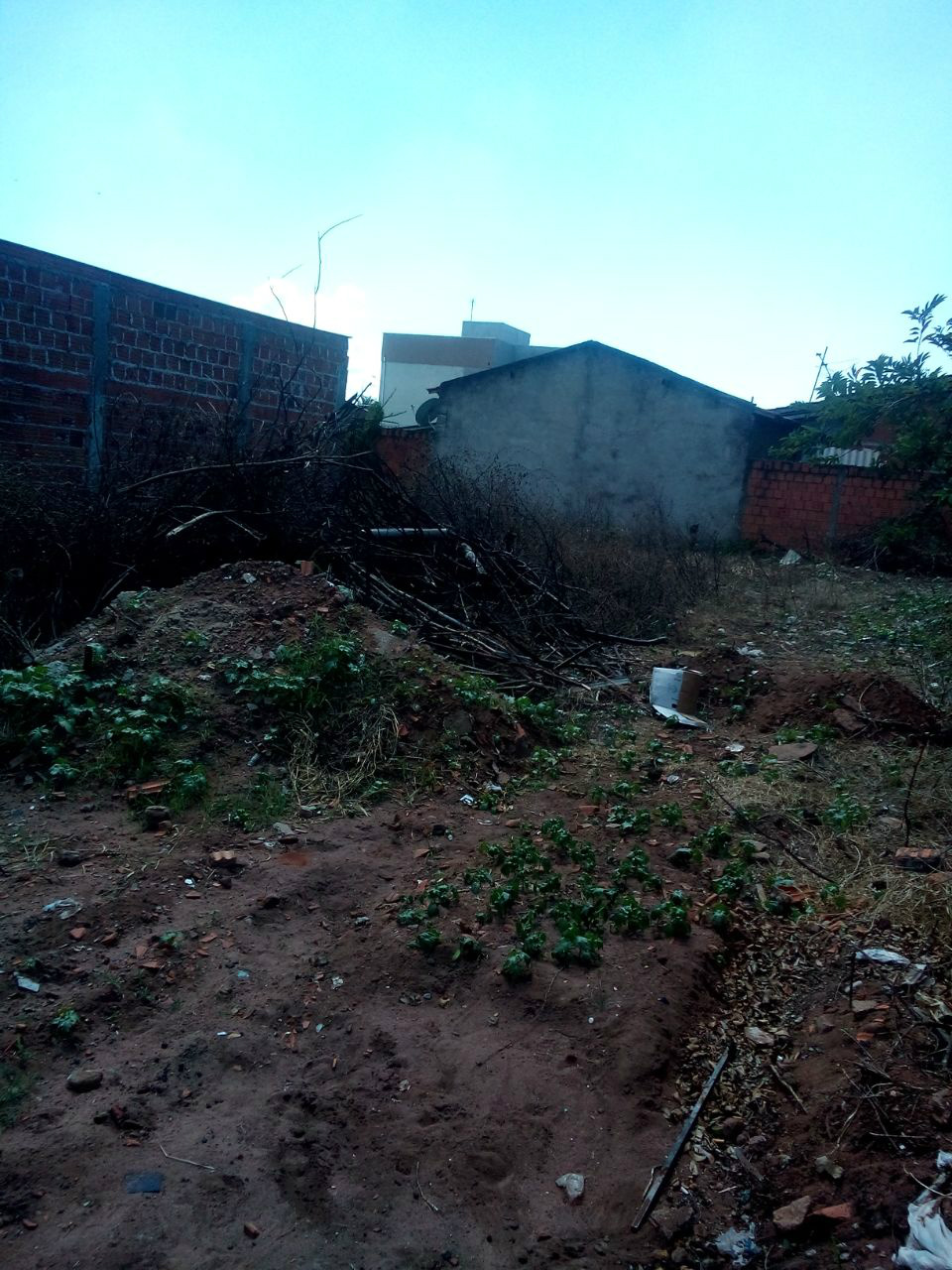 Tereno no bairro Santa Rita. Foto: Whatsapp