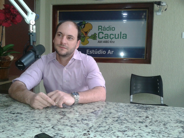 Dr. Luiz Otavio Zucca, participou do programa Jornal da Manhã. Foto: Rayani Santa Cruz