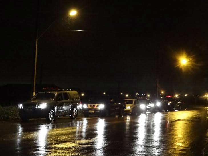 Policiais durante operação 