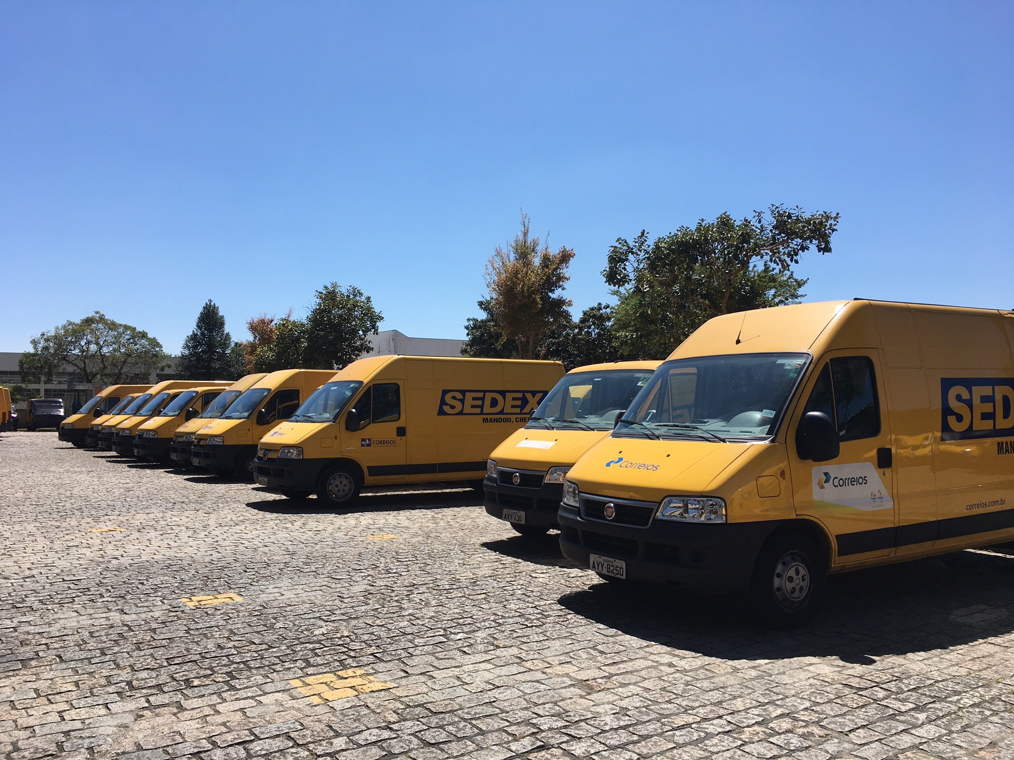 A partir desta semana, os Correios colocam em circulação 38 furgões novos em Mato Grosso do Sul. Foto: Reprodução.