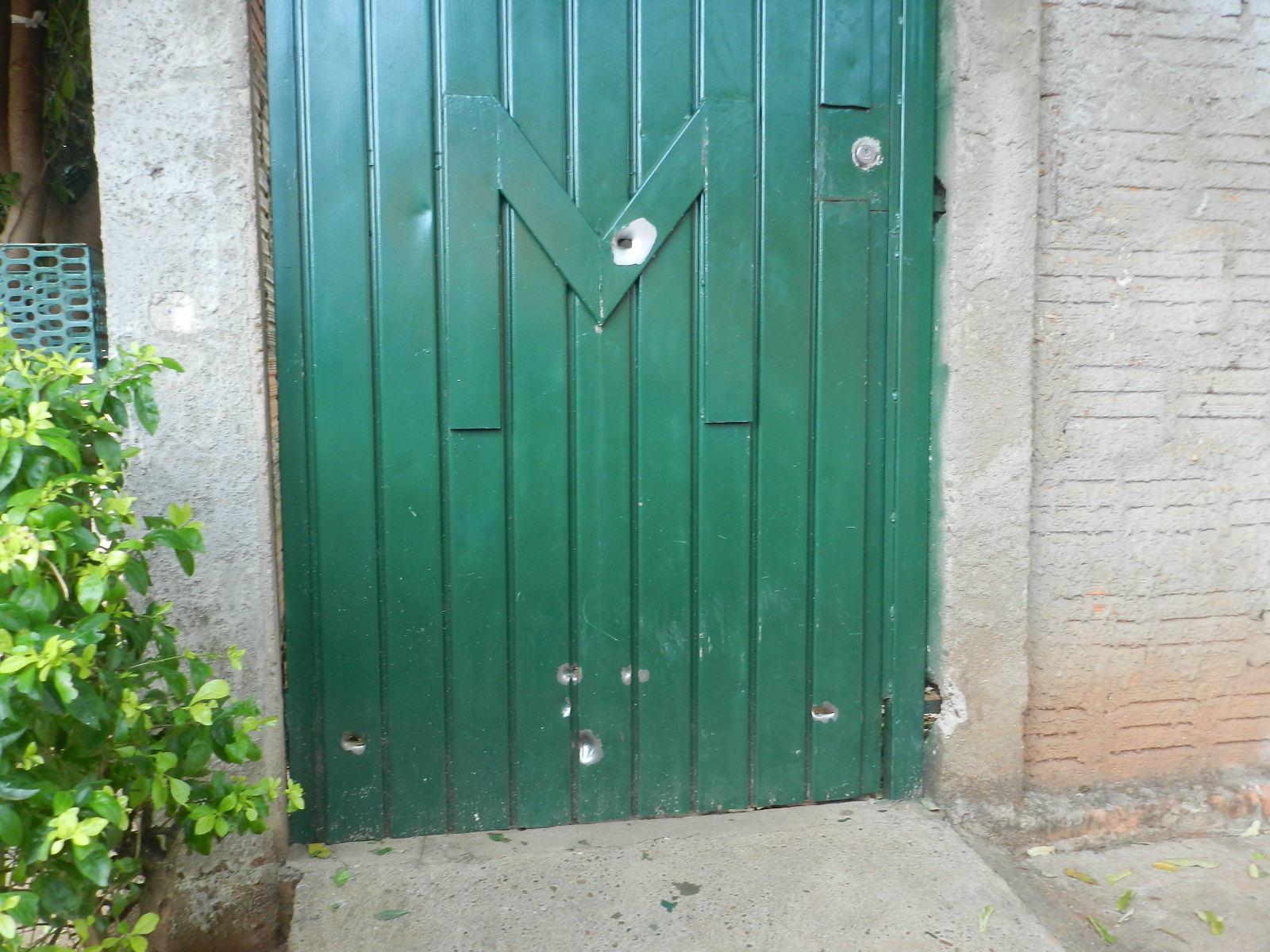 Oito disparos foram realizados (Foto Rádio Caçula)