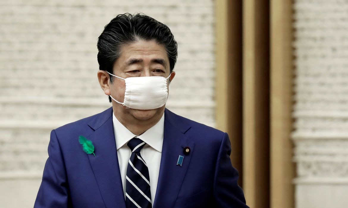 Shinzo Abe, primeiro ministro japonês. Foto: Kyoshi Ota/Agência Brasil
