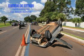 Foto Divulgação/ Correio do EstadoAcidente na Avenida Duque de Caxias