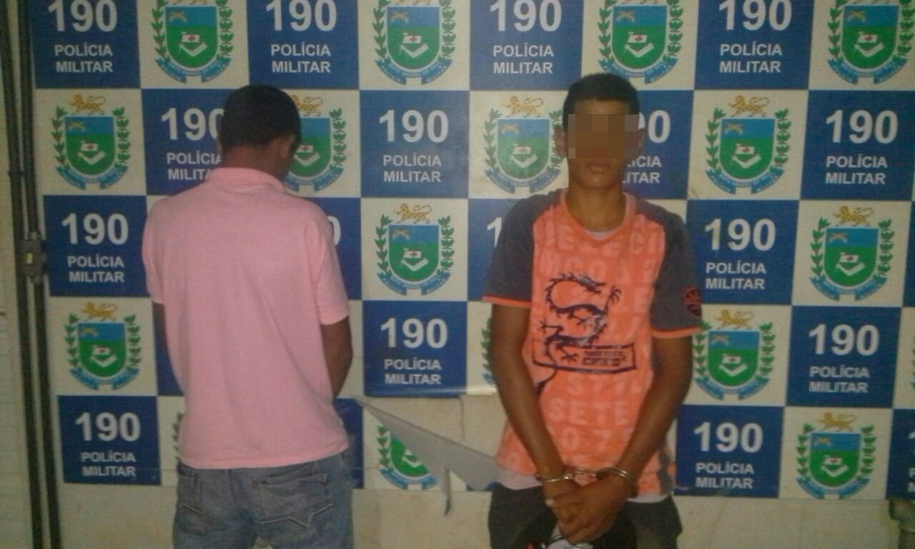 Adolescentes foram detidos (Foto Rádio Caçula)