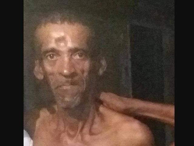 Augusto Pinto Dias (62) foi encontrado desmaiado em uma construção no bairro Paranapungá. Foto: Facebook/Arquivo Pessoal