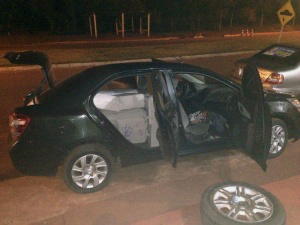 Adolescente disse que o carro foi entregue em Ponta Porã, já preparado com a droga. (Foto: Divulgação/ PRE)