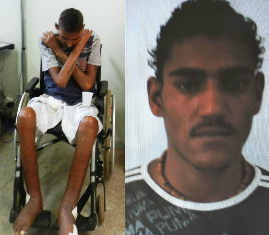 Alan Michel da Silva Souza, 24 anos, cadeirante acusando como o juíz do tribunal do crime.Foto: Rádio Caçula