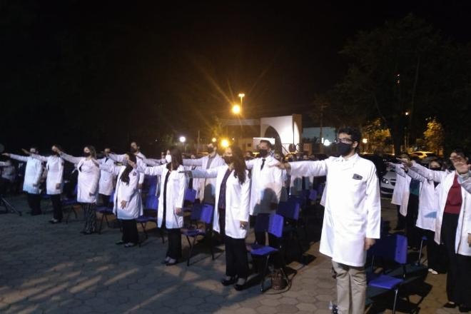 Cerca de 36 alunos da primeira turma de Medicina da UFMS de TL vão poder atuar contra o novo coronavírus - Divulgação
