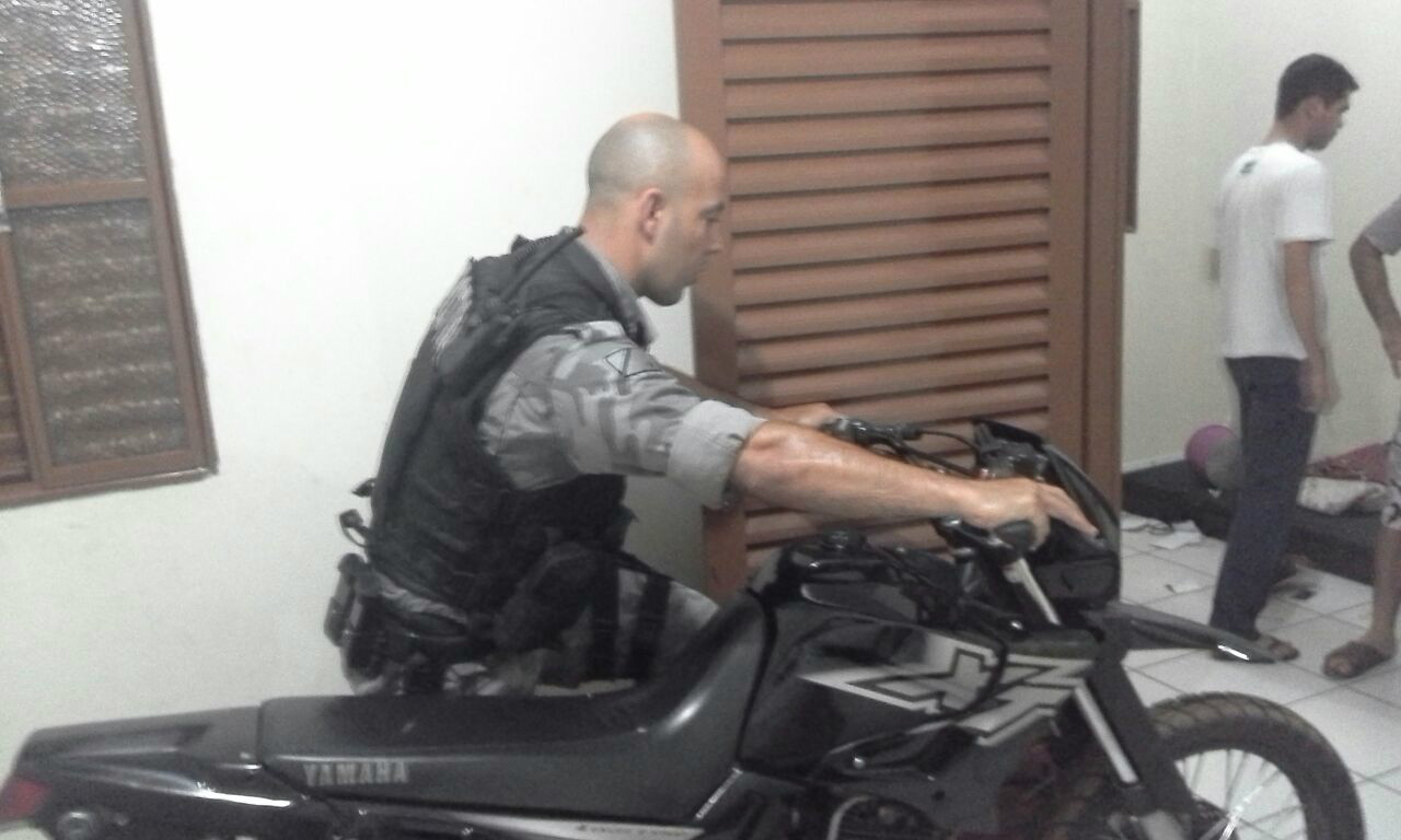 Os suspeitos não se encontravam no local (Foto Rádio Caçula)