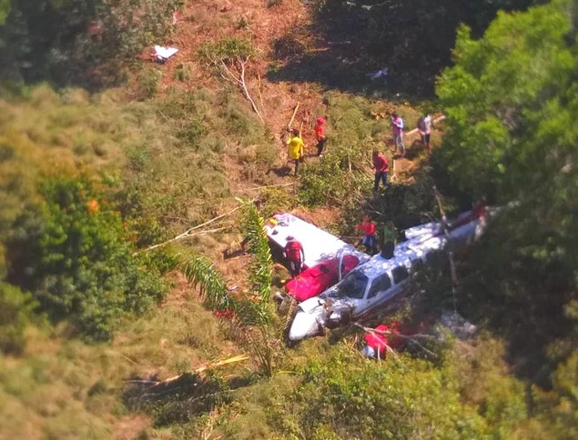 Acidente Aéreo em Autazes — Foto: Divulgação/PM