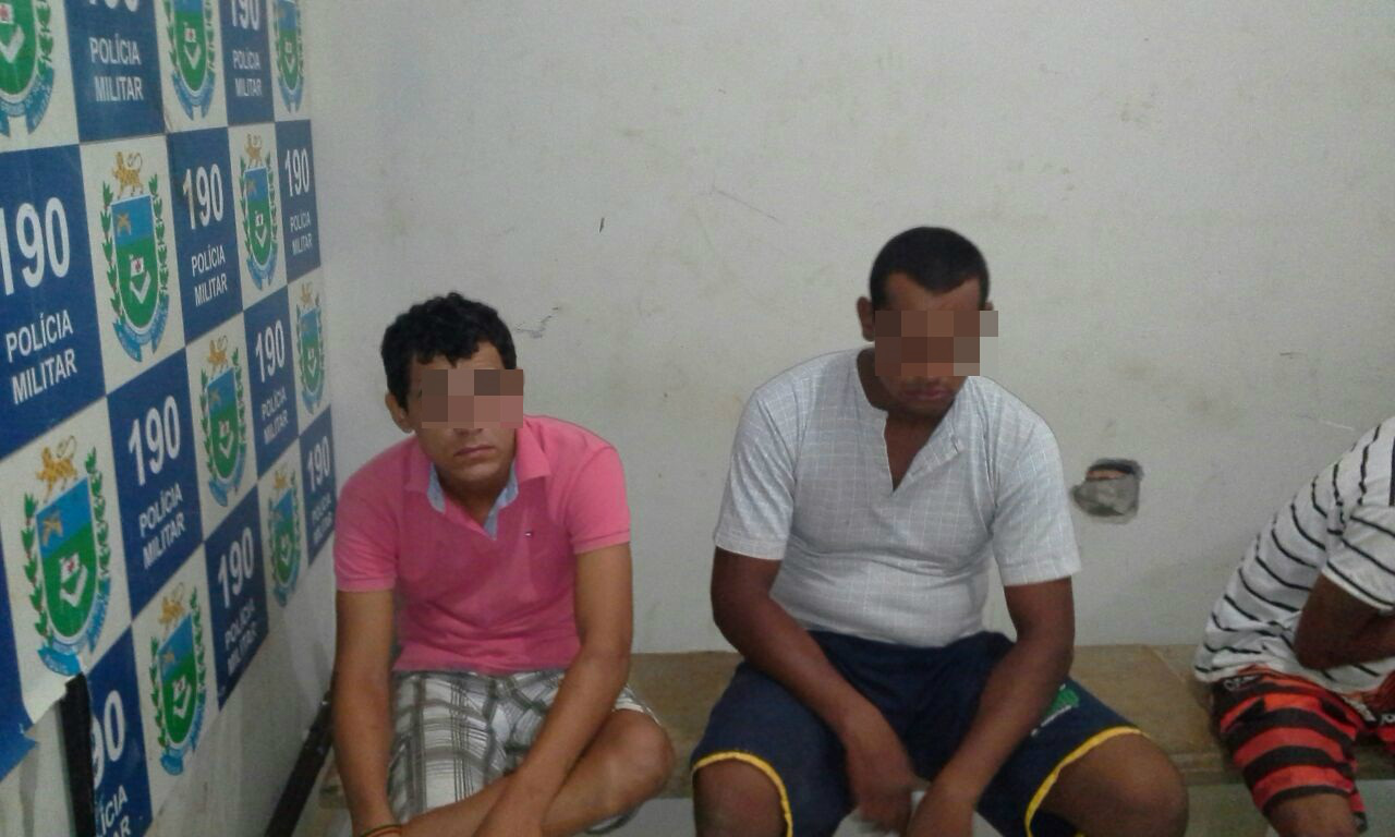 Testemunha e autor (Foto Rádio Caçula)