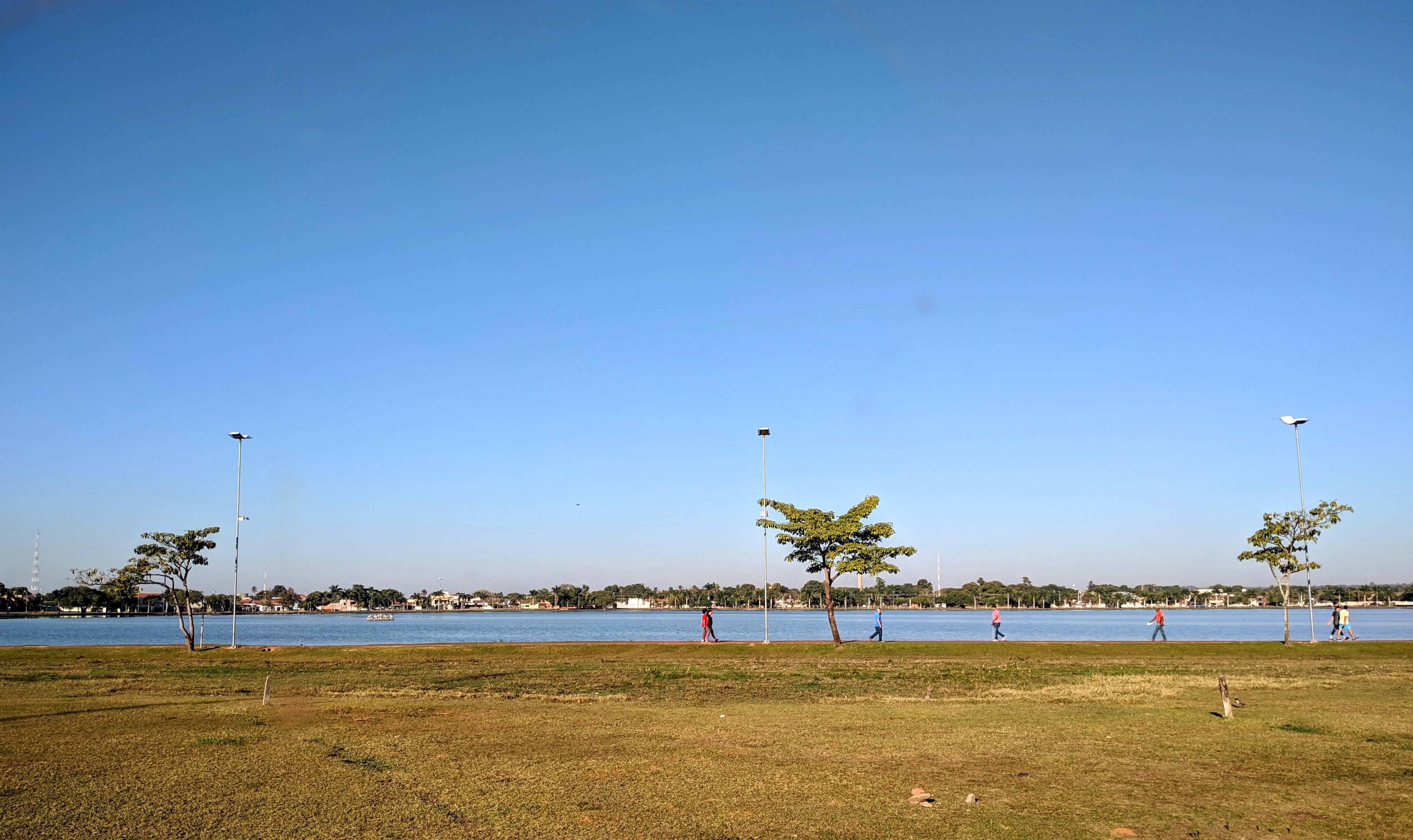 O céu na manhã desta segunda-feira (29) em Três Lagoas (MS). Foto: Rodrigo de Freitas/Rádio Caçula