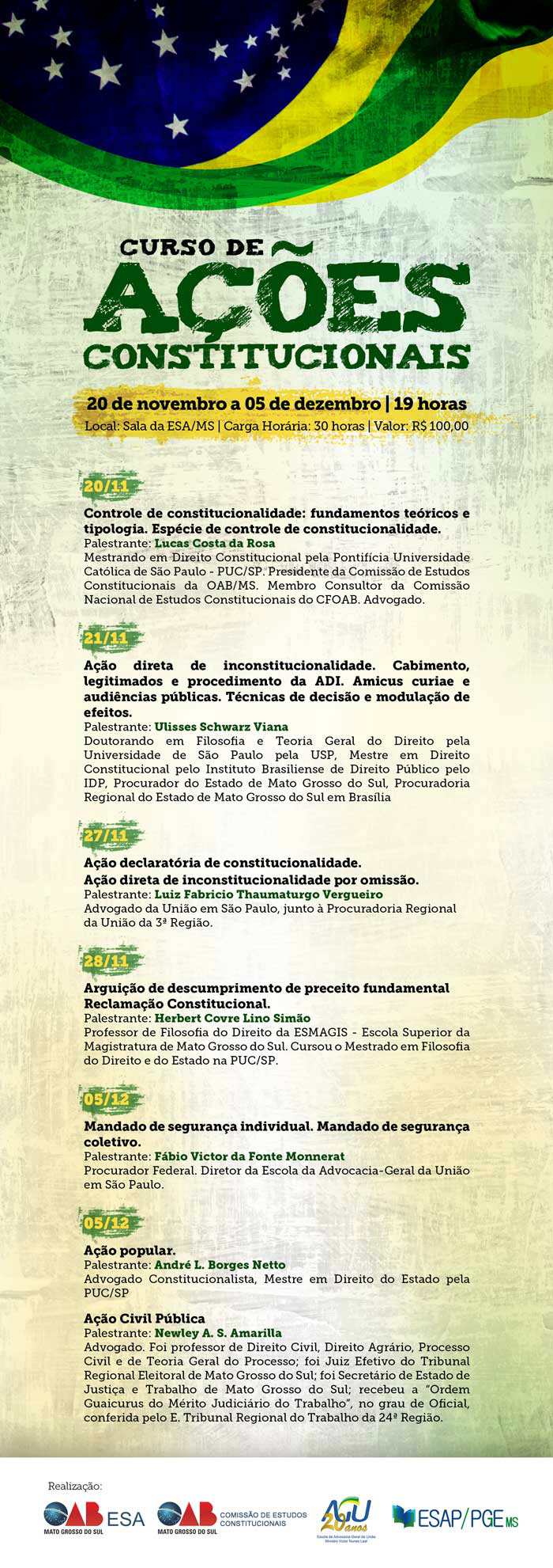 ProgramaçãoFoto: Assessoria