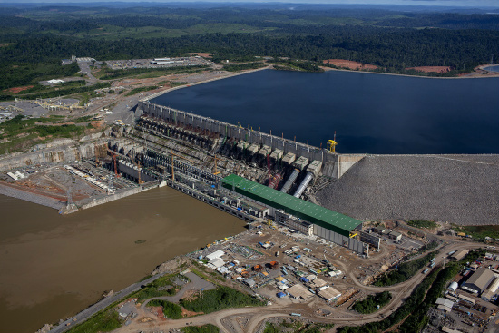 Obra da usina hidrelétrica de Belo Monte - Foto: Divulgação