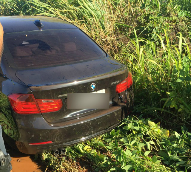 Veículo onde o corpo foi encontrado