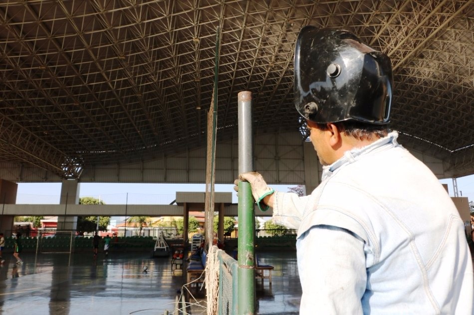 Iniciativa busca segurança para os usuários do ginásio. (Foto: Assessoria de Imprensa)