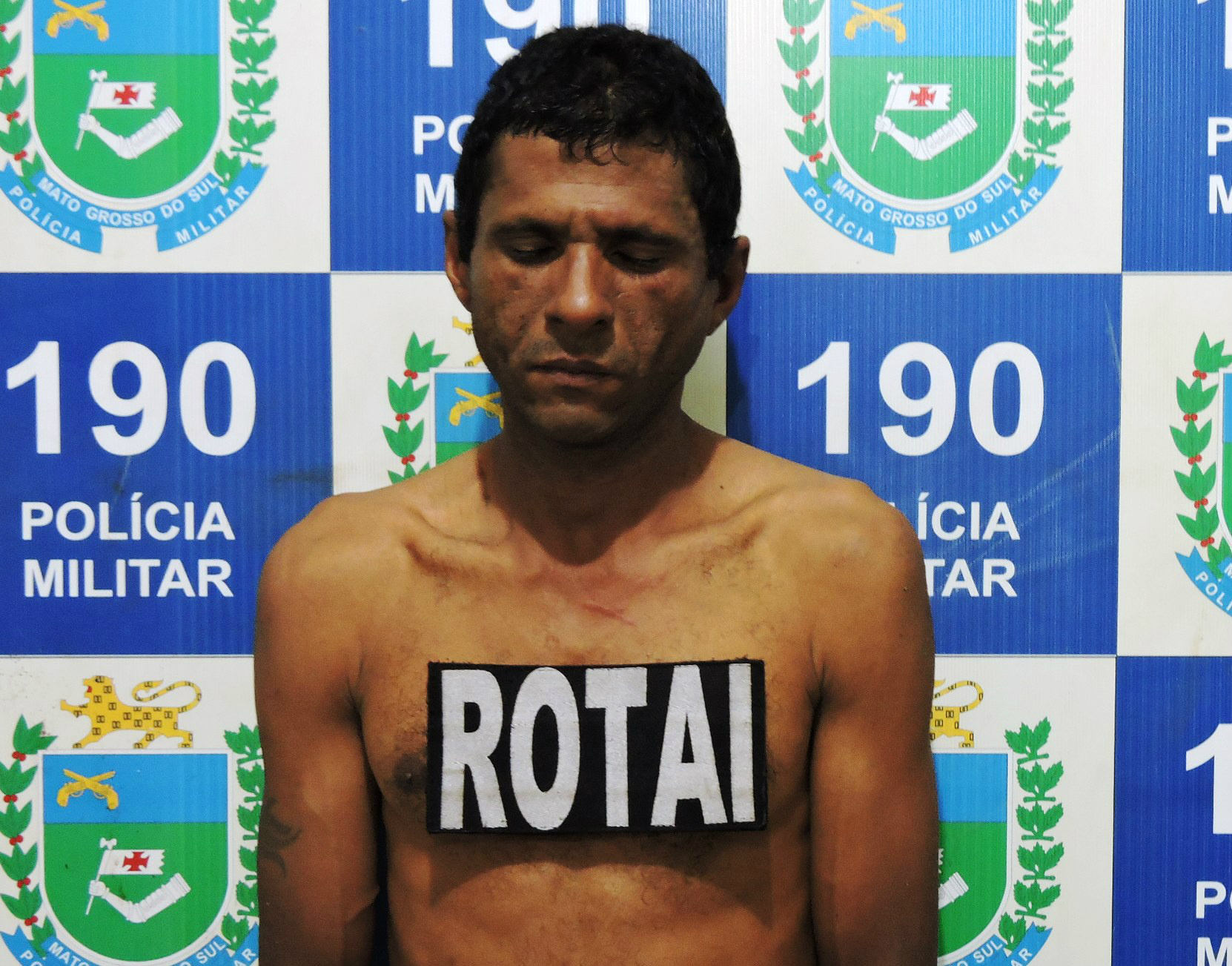 Oswaldo Cairas de 39 anos, possui uma extensa ficha criminal. Foto Rádio Caçula