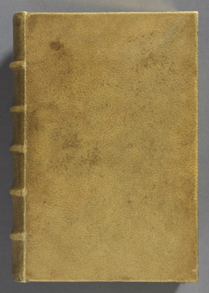 O livro ''Des destinées de l'ame'' (''Os destinos da alma'', em tradução livre), do escritor francês Arsène Houssaye, foi encapado com pele humana pelo médico Ludovic Bouland (Foto: Divulgação)
