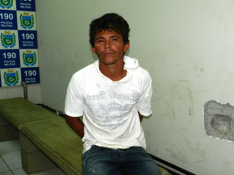 Aparecido Mendonça dos Santos tentou agredir toda a família em um ataque de fúria.