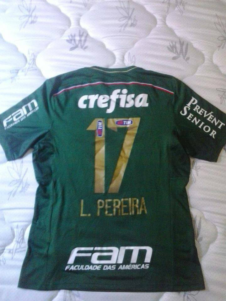 Camisa usada por Leandro Pereira nas finais do Paulistão 2015.Foto:Divulgação