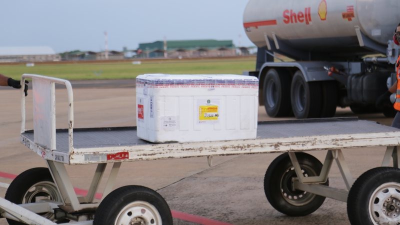 Novo lote foi enviado pelo Ministério da Saúde com doses de dois tipos de imunizantes. - Foto: Henrique Arakaki | Midiamax