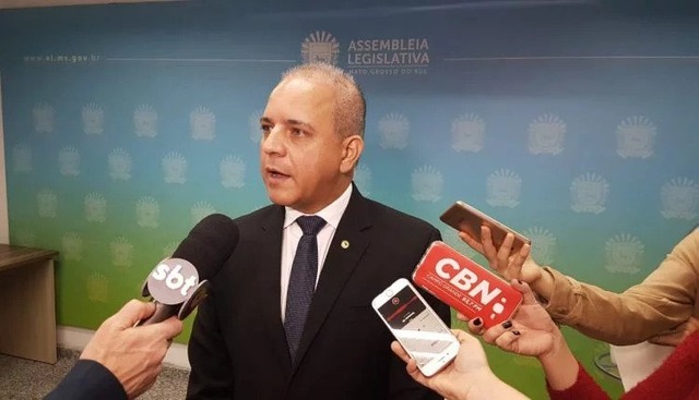 Coronel David apareceu de cabelos raspados nesta terça. Foto: Renata Volpe / Midiamax