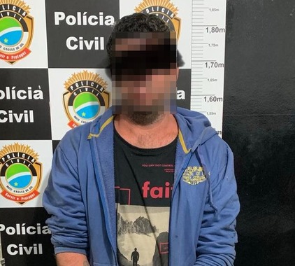 Flanelinha preso após tentar extorquir delegado de polícia em Água Clara (MS). Foto