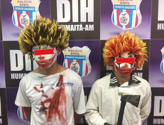 Os dois adolescentes de Humaitá foram detidos pela Polícia Civil após assustarem moradores da cidade amazonense