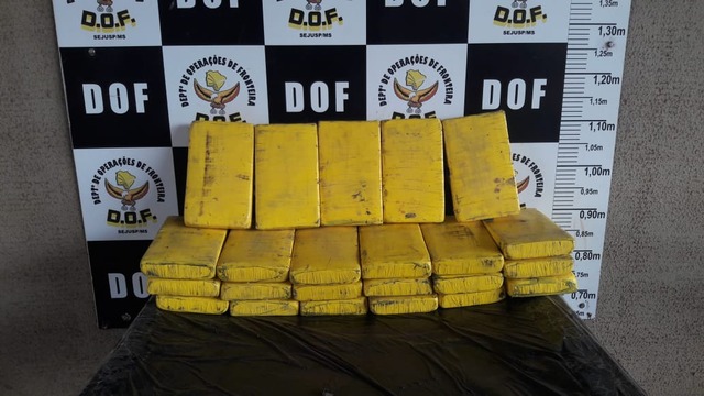 Droga estava dividida em 23 tabletes - Foto: Divulgação / DOF