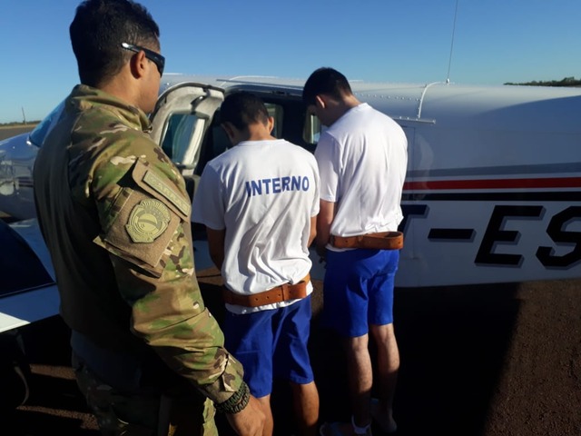 Dupla presa no Piauí é transferida para Campo Grande. Foto: Polícia Civil MS.