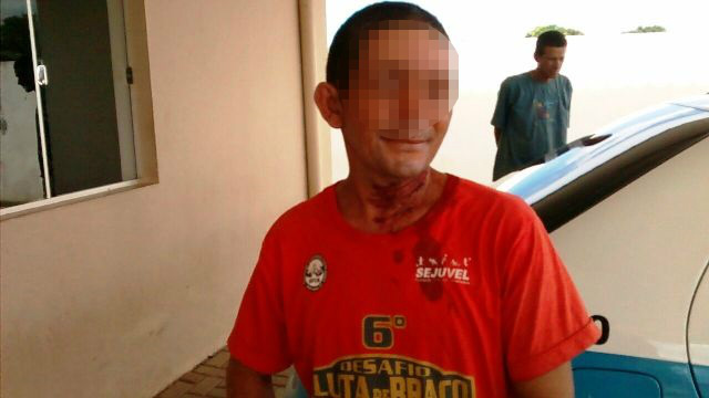 Vítima foi socorrida pela polícia de Três Lagoas