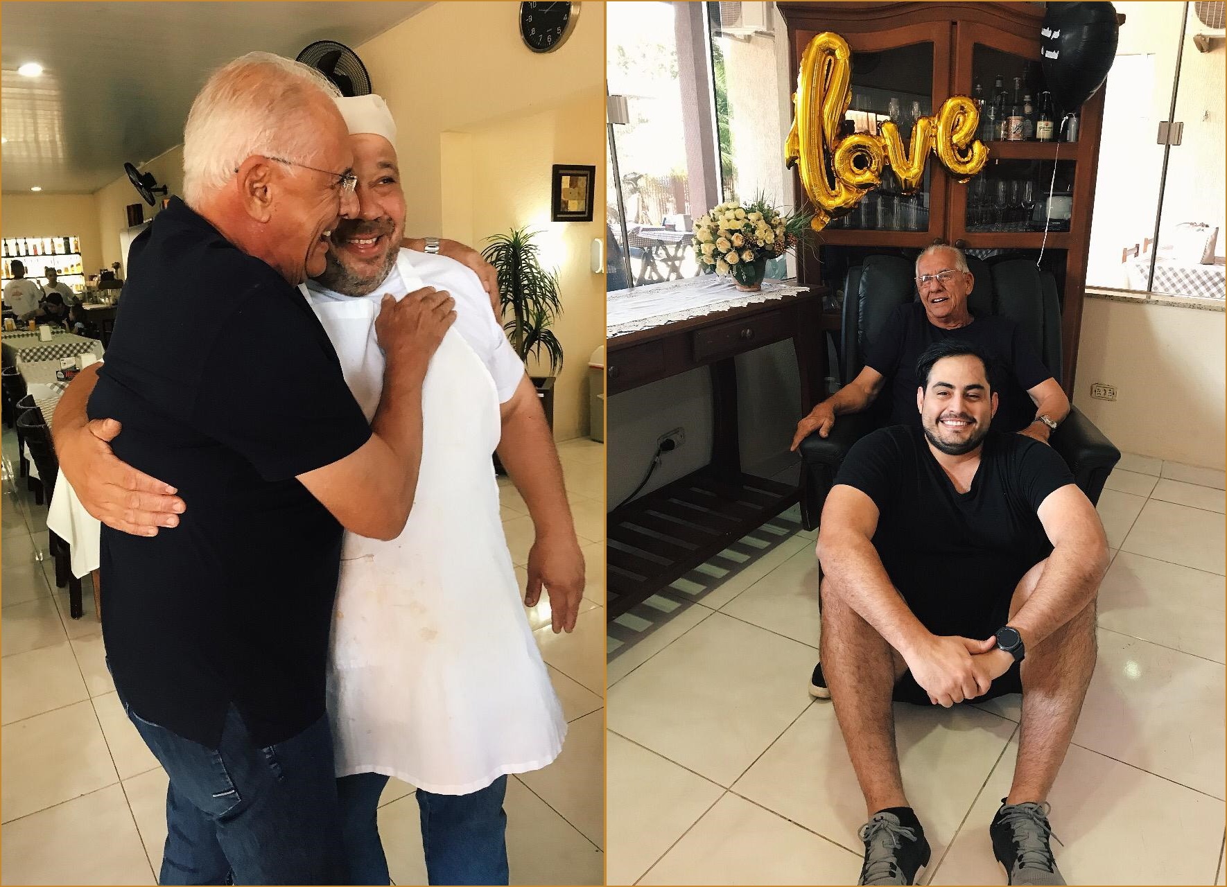 Renato foi o papai ganhador do sorteio do consumo 100% fornecido pelo Restaurante do Kadu, no último domingo (11). Foto: Rádio Caçula