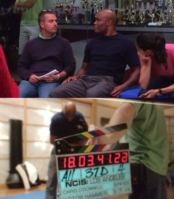 Anderson Silva no Set de gravação (Foto: Divulgação)