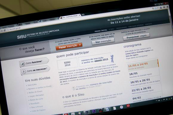 Candidatos que se inscreveram na lista de espera do Sisu serão convocados a partir do dia 4 de fevereiro pelas próprias instituições de ensinoElza Fiuza/Agência Brasil