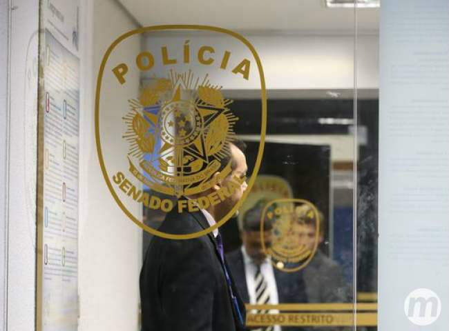 Quatro policiais legislativos faziam varreduras na casa de senadores investigados (Foto: Reprodução/José Cruz/EBC)