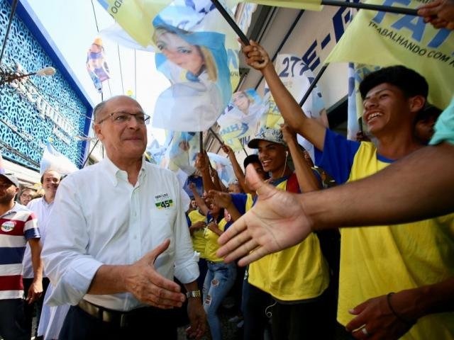 Com pouco mais de R$ 46 milhões, a maior parte vinda do Fundo Eleitoral, Alckmin teve a maior arrecadação até aqui. (Foto: Site do candidato/Reprodução)