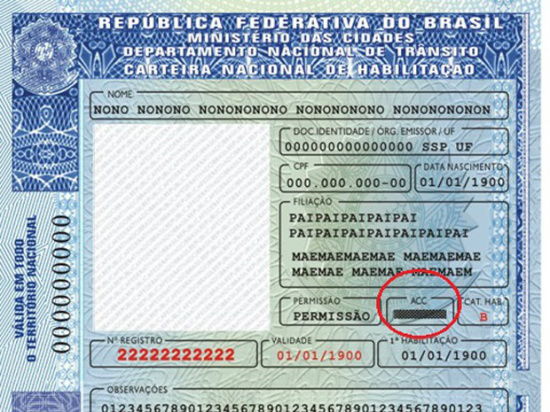 ACC (AUTORIZAÇÃO PARA CONDUZIR CICLOMOTORES)