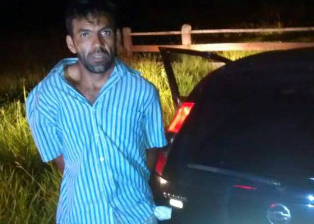 Suspeito Fabrício da Silva, 31 anos, foi autuado em flagrante e conduzido para a delegacia de Brasilândia/MS.